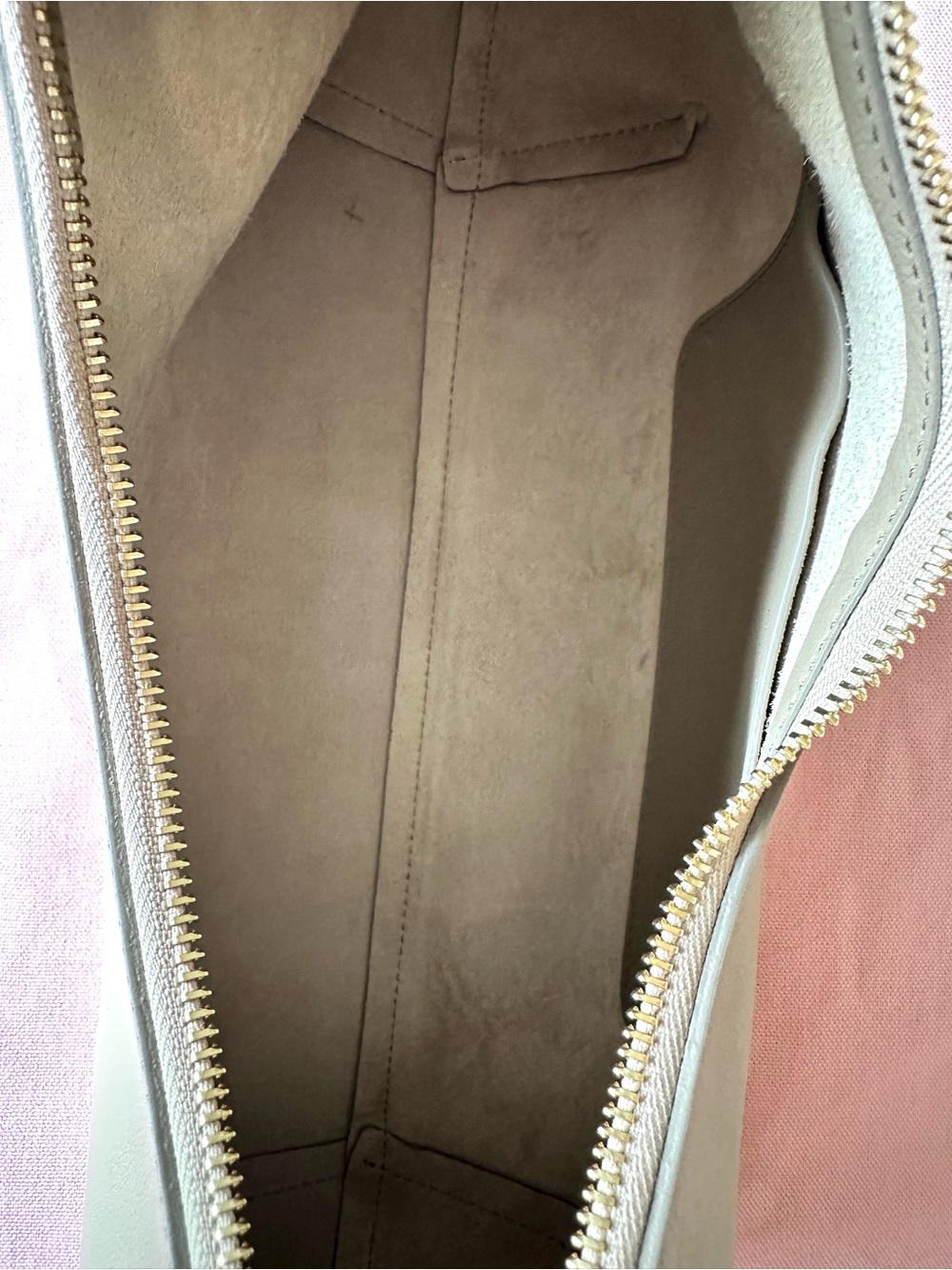 Mansur Gavriel Like-New Candy Hobo, warm grey (taupe) - Picture 5 of 13